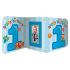 Fun At 1 Boy Photo Insert Centerpiece (Blue)