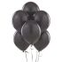 Black Color Latex Balloons (Pack Of 10)  - 12