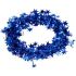 15 Feet Star Tinsel Garland Decoration (Blue)