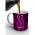 Purple Lovers Print Valentine Mug