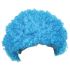 Blue Frizzy Afro Wig