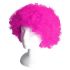 Fluorescent Pink Frizzy Afro Wig