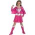 Pink Supergirl Costume For Girls