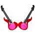 Guitar Shaped Party Shades (Red)