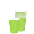 Kiwi Green Paper Cups (Pack Of 10)