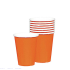 Orange Paper Cups (Pack Of 10)