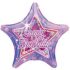 Rockstar Prismatic Foil Balloon - 18 inches